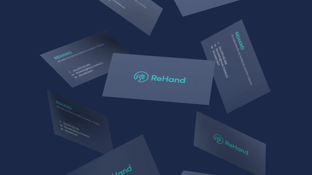 Creación y diseño branding de Rehand, Agencia creativa Eiduo